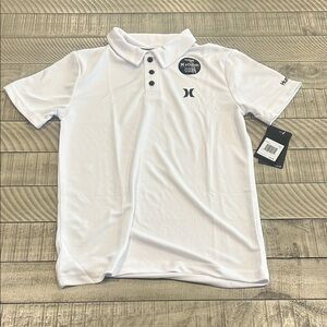 Hurley Kids Classic White Polo Shirt